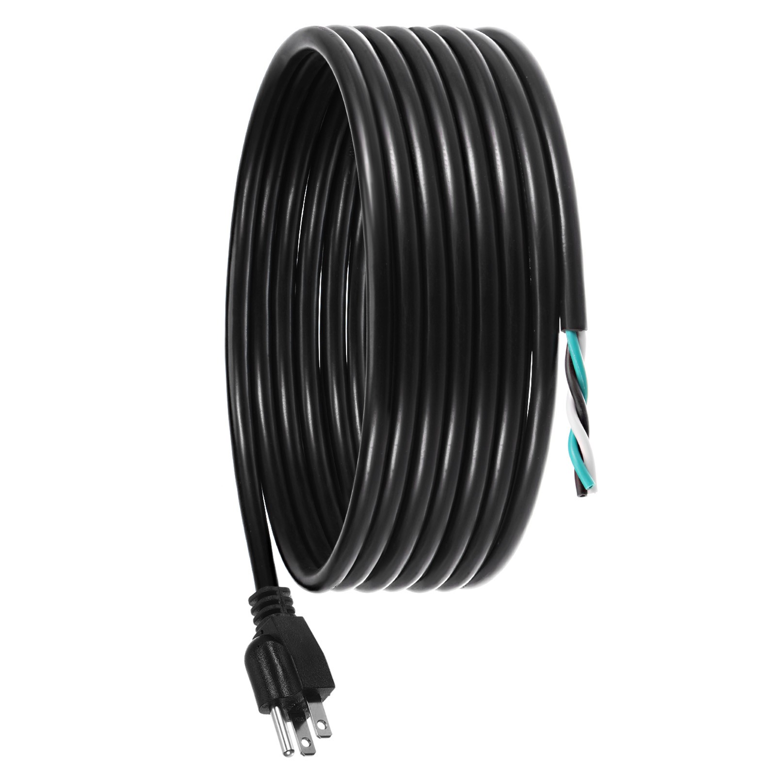 Replacement Power Cord 5-15P 3 Pin Connector e w Open End,9ft 14 AWG gallery