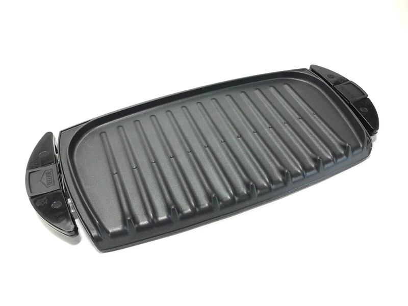 George Foreman Replacement Grill Plates GRP4 Removable Grates Top and Bottom gallery