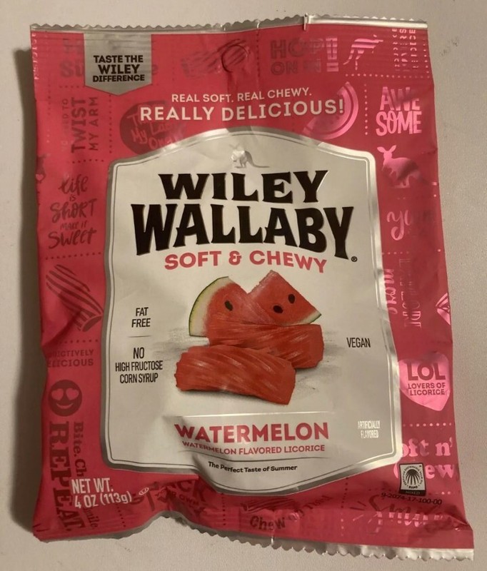 Wiley Wallaby Soft & Chewy Gourmet Licorice 7 VARIETY BAGS GREAT - TREATS gallery