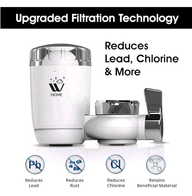 Faucet Filter, Highly Efficient Filtration Performance, Reduces Lead, Chlorin... gallery