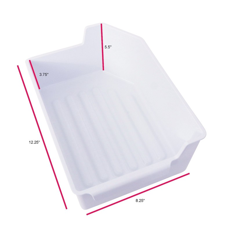 Frigidaire Refrigerator Ice Maker Cube Bucket Storage Bin Replacement 240385201 gallery