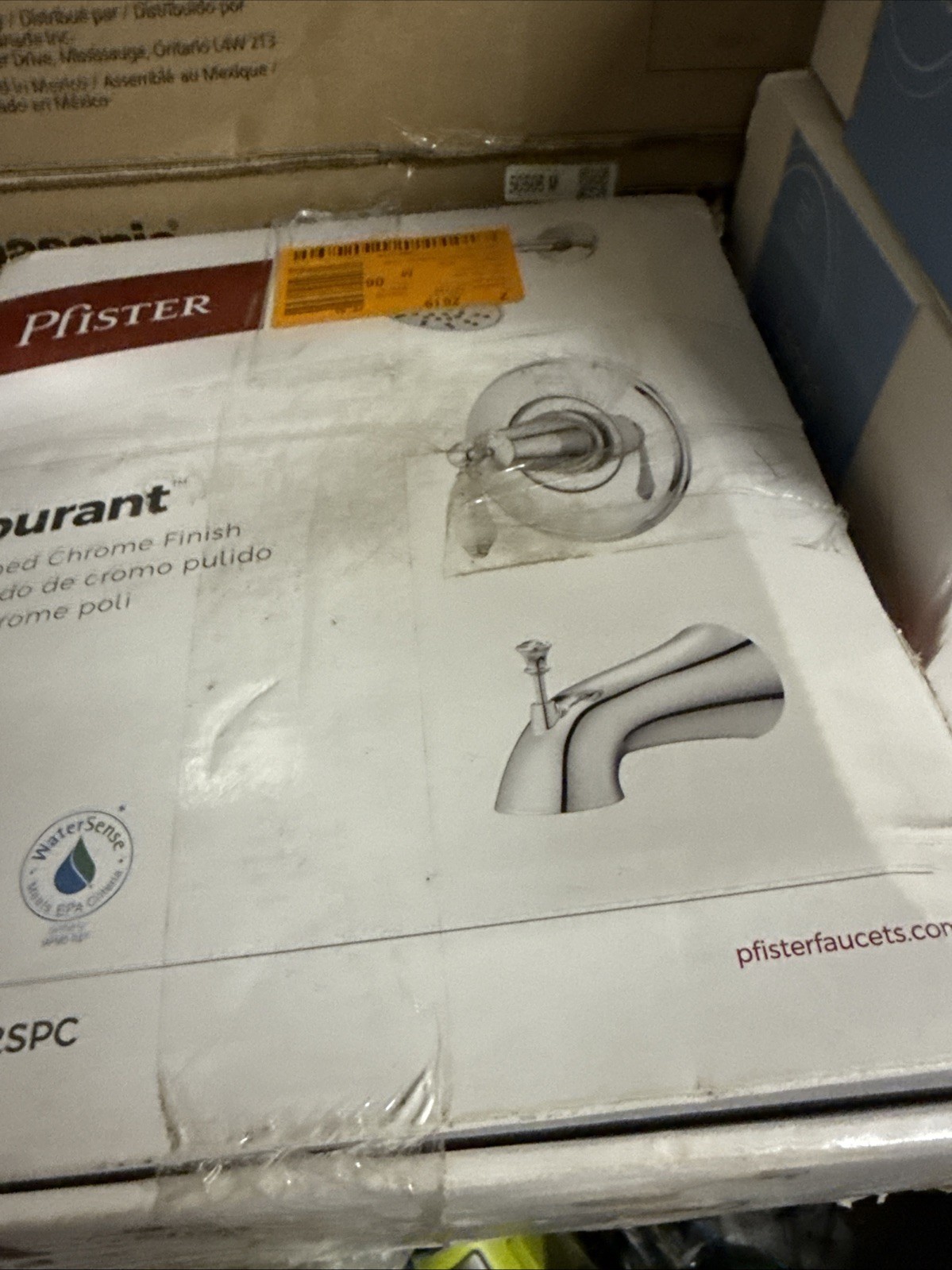 Pfister 8P8-WS2-CO2SPC Courant Single-Handle Tub & Shower Faucet Polished Chrome gallery