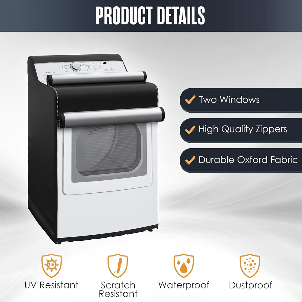 Dryer Washing Machine Cover Laundry Washer Protect Waterproof Dustproof gallery