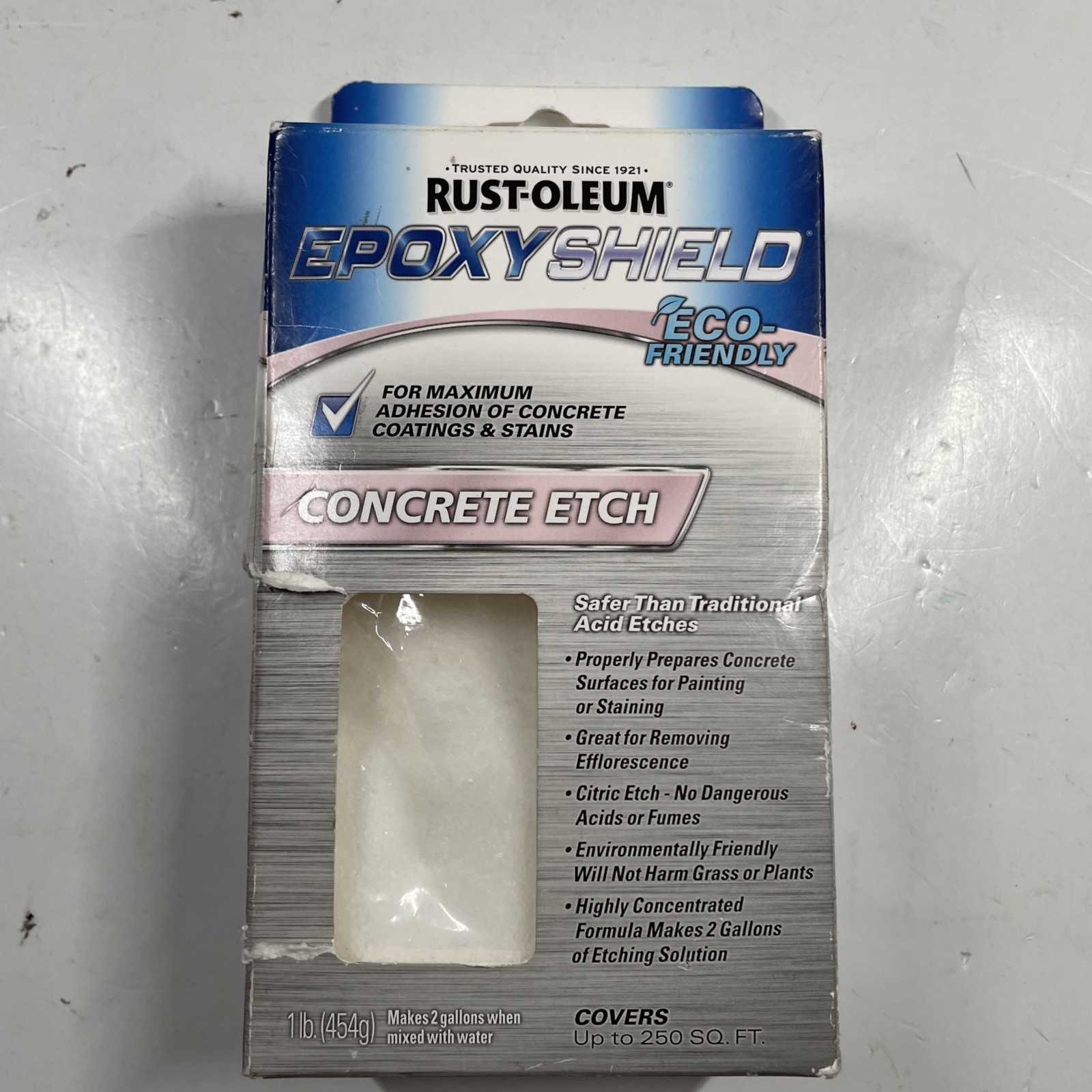 Rust-Oleum Epoxy Shield Transparent Clear Concrete Etch 1 lb Covers 250 Sq Ft gallery