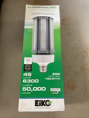 New In Box LITESPAN 45W LED Lamp E26 4000K 6300Lm 100-277v gallery