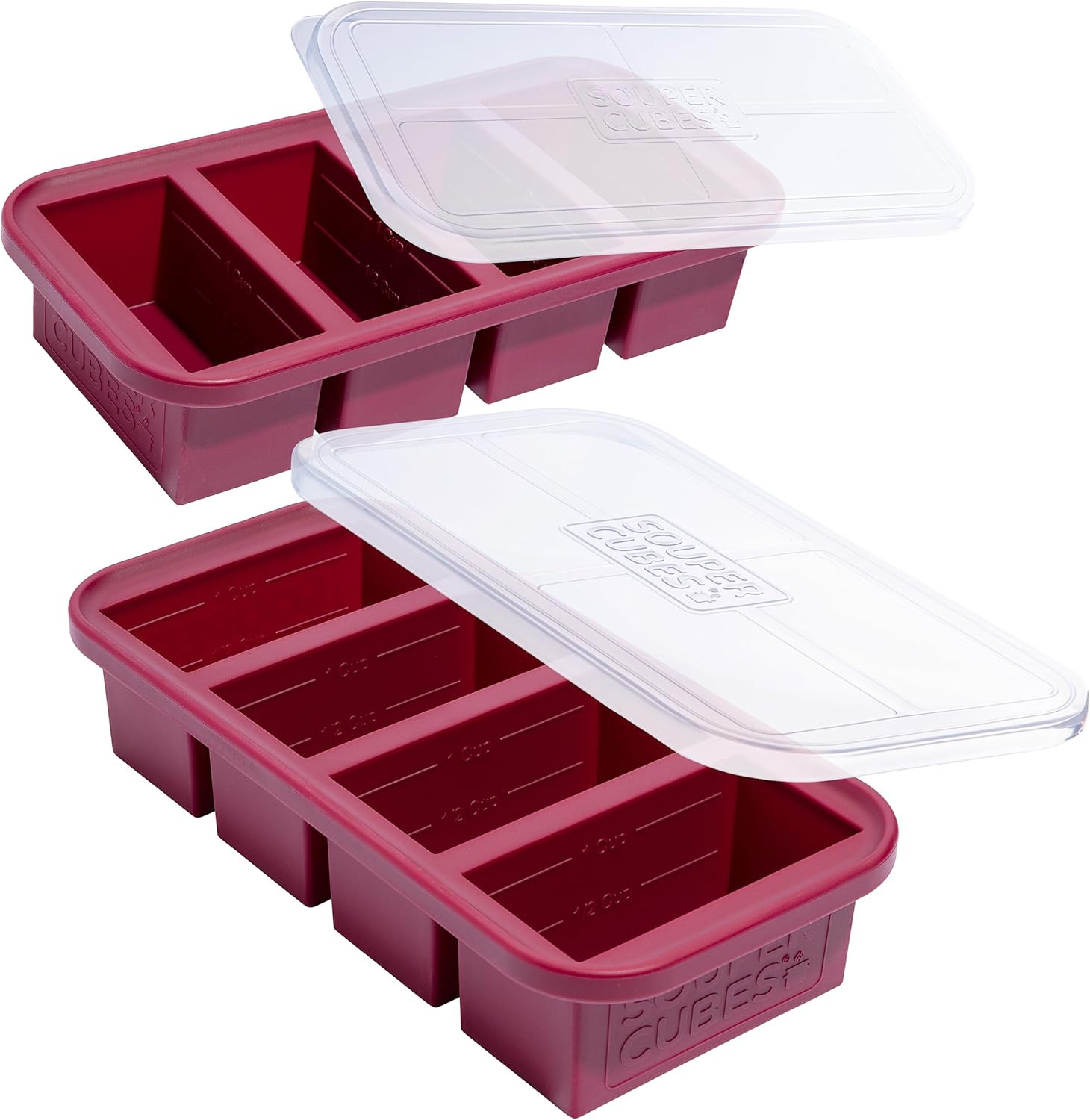 1 Cup Silicone Freezer Tray with Lids, Perfect for Storing Broth, Leftovers, Ric gallery
