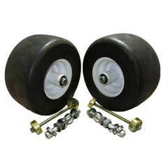 (2) FRONT SOLID TIRE ASSEMBLY PUNCTURE PROOF NO FLAT 13X6.5X6 FITS TORO 103-5185