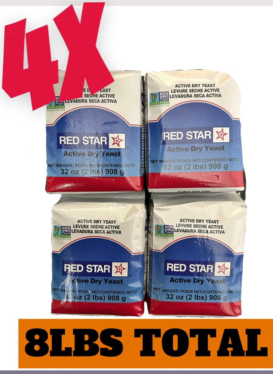 Red Star Active Dry Yeast- (2 lbs / 32oz) 4PACK gallery