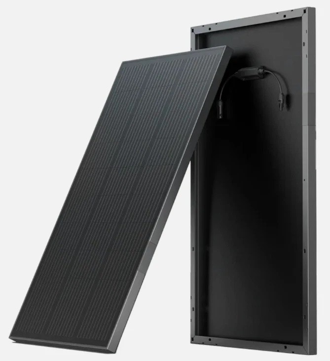 Set of 2 EcoFlow 100W Rigid Solar Panels IP68 Weatherproof Outdoor 100 watt gallery