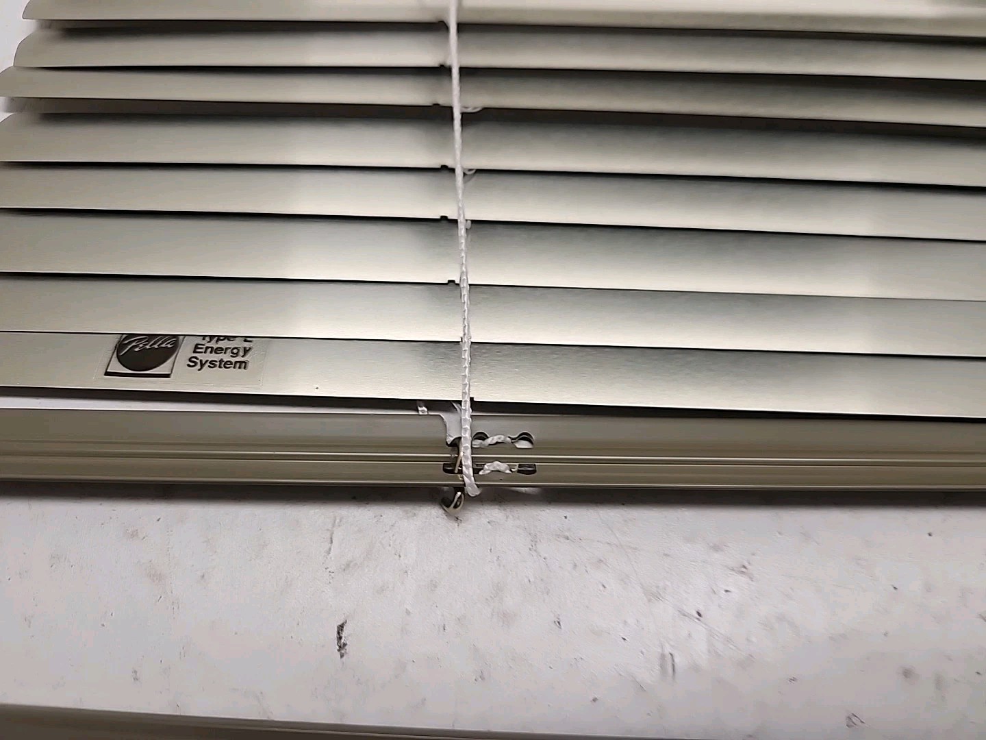 1- Pella Windows - Between the Glass Slimshade Blinds-20x 60 Rare Used Low-E gallery