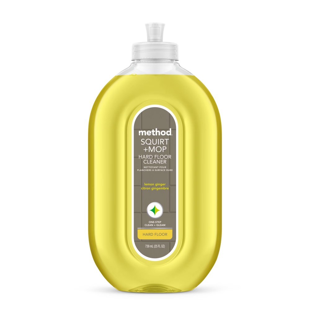 Method Squirt + Mop Hard Floor Cleaner, Lemon Ginger, 25 fl oz