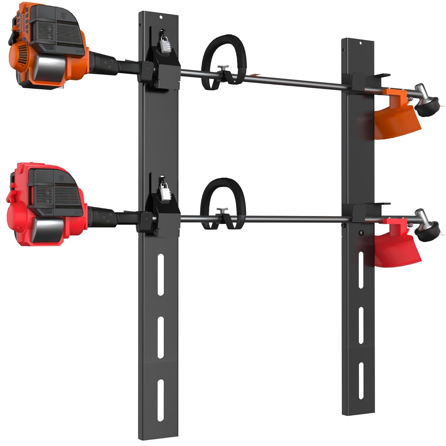 Heavy Duty 2 Place Weedeater Rack for Trailer Heavy Duty Trim Storage Holder gallery