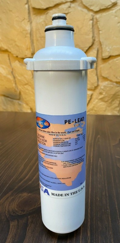 2 OmniPure Inline filter CTO Chlorine Taste Odor PE-LEAD 12"x5/8" Quick Release gallery
