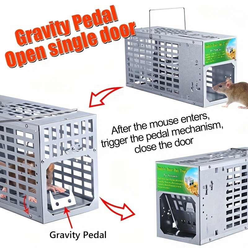 Humane Mouse Trap Cage - Home Kitchen, Garage & Warehouse Rodent Capture gallery