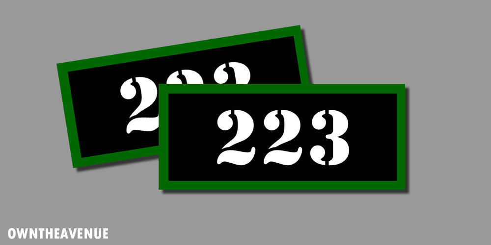 223 Ammo Can Labels for Ammunition Case 3.5" x1.50" stickers decals (2PACK) gallery