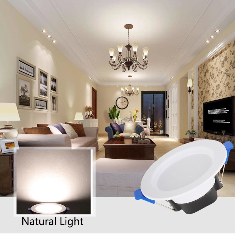 10Pcs Dimmable LED Downlight 7W Recessed Ceiling Panel Light Spotlight AC85-265V gallery