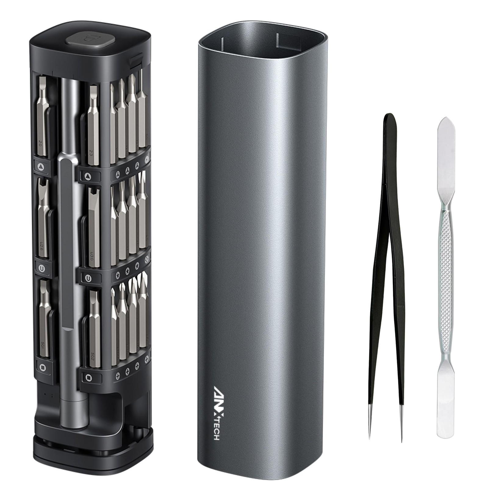46 in 1 Precision Screwdriver Kit with Magnetic Bits & Metal Case, Compact Re... gallery