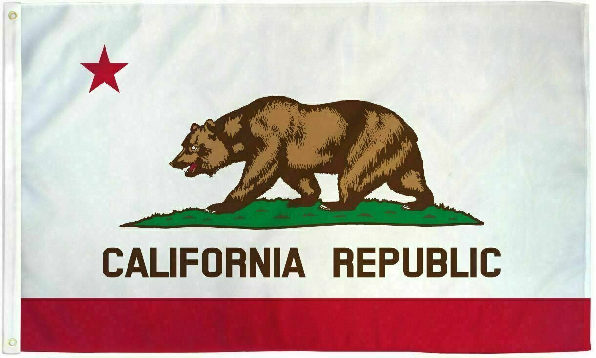 California State Flag 100% All Weather Polyester with Brass Grommets 3X5 ft 100D gallery