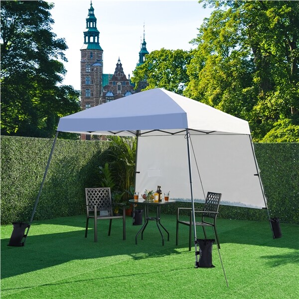 Pop Up Canopy 10x10 Ft Portable Outdoor Instant Tent 4 Sandbags Easy Assembly gallery