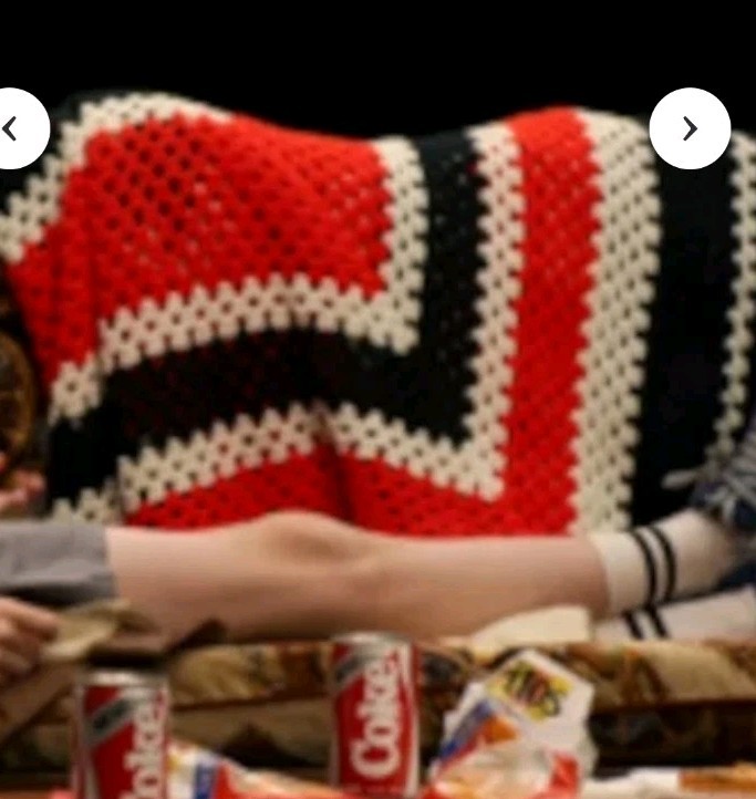 Stranger Things Afghan Blanket Mike Wheeler Basement Replica Crochet 60x60 Inch gallery