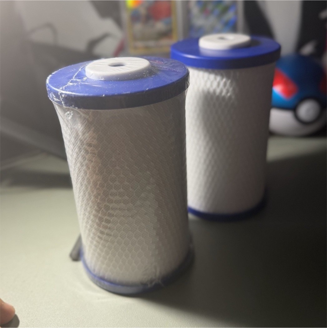 2-Pack Water Filter Cartridges for Aqua Optima Evolve Faucet Mount White/Blue gallery