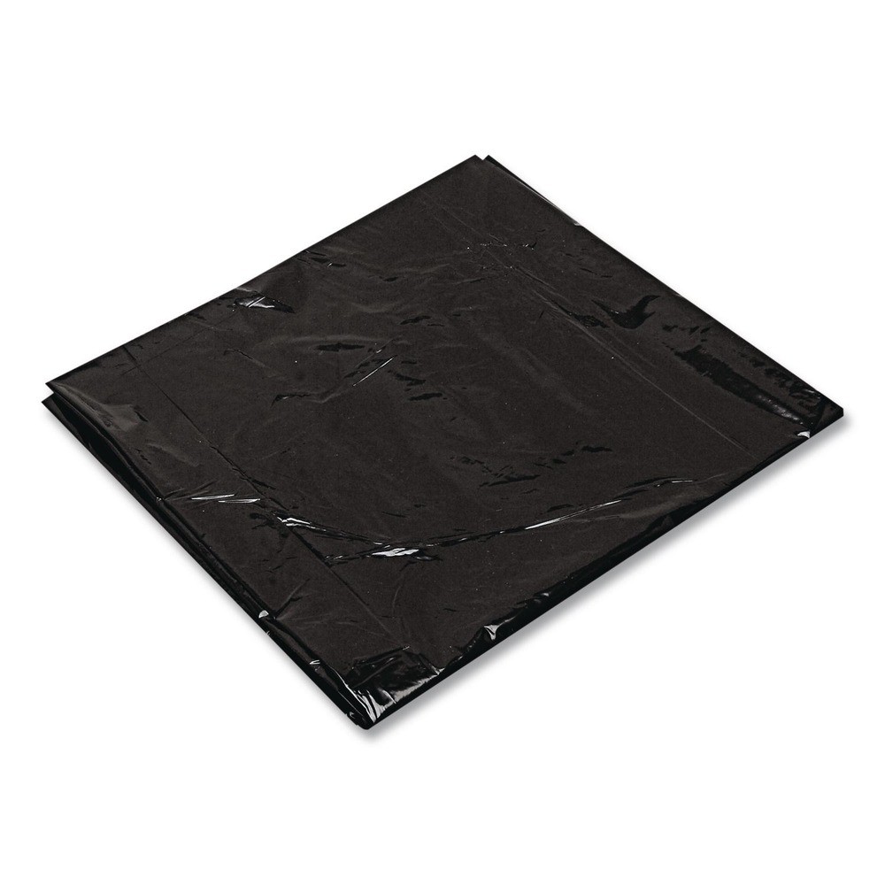Trinity Plastics ML4046H 45 gal. Low-Density Can Liners - Black (100/Carton) New gallery