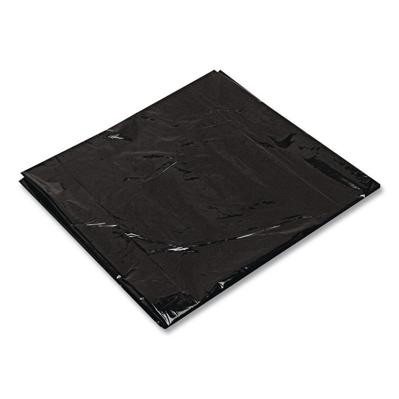 Trinity Plastics ML4046H 45 gal. Low-Density Can Liners - Black (100/Carton) New gallery