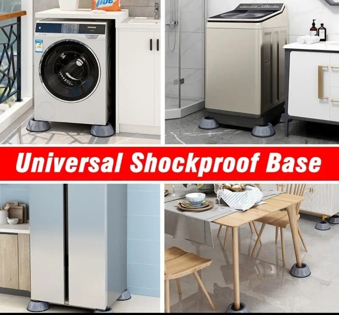 4 PACK - Washing Machine Foot Pads Non-slip Waterproof Vibration Shock-Absorbing gallery