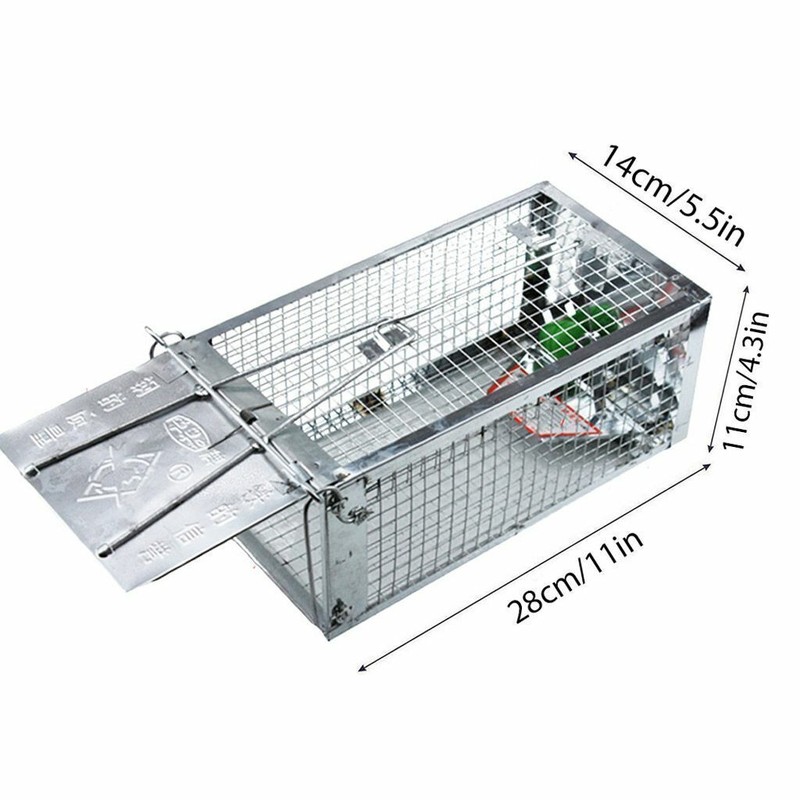 1/2pc Live Humane Cage Trap for Squirrel Chipmunk Rat Mice Rodent Animal Catcher gallery