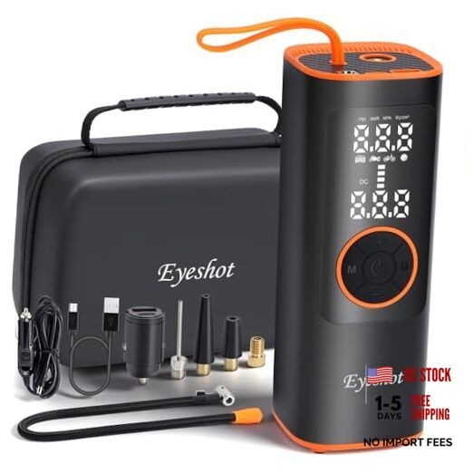 Portable Air Compressor - Tire Inflator - Fast Inflation & High Battery Capacity gallery