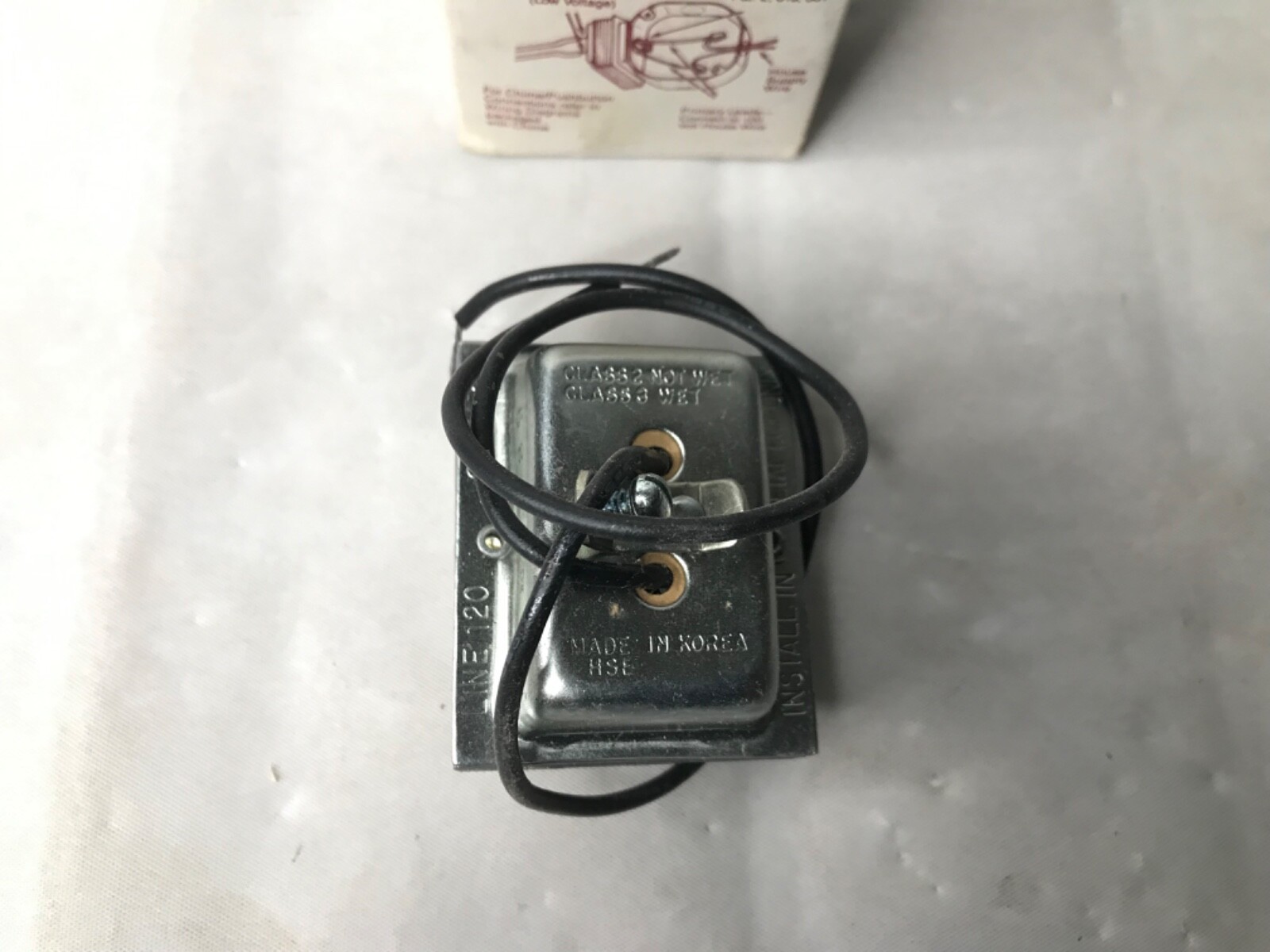 NuTone 515-T Door Bell Transformer Primary 120-Volts, Seconary 10-Volts, 5-Watts gallery