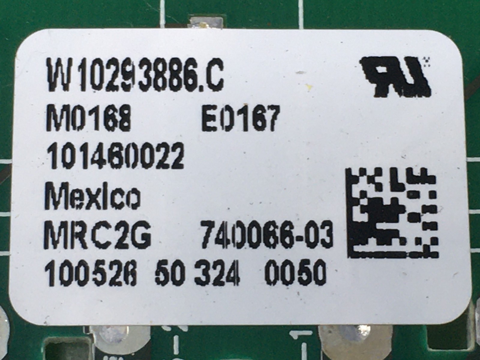 OEM W10293886 Whirlpool Maytag Control Board 1-Yr Warranty Free Shipping gallery