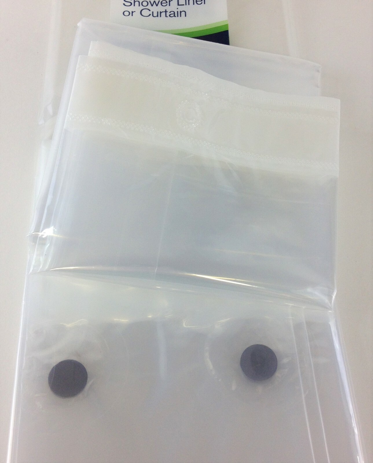 Maytex Standard Peva Shower Liner or Curtain Weighted Magnetic Hem 3 Gauge - NEW gallery
