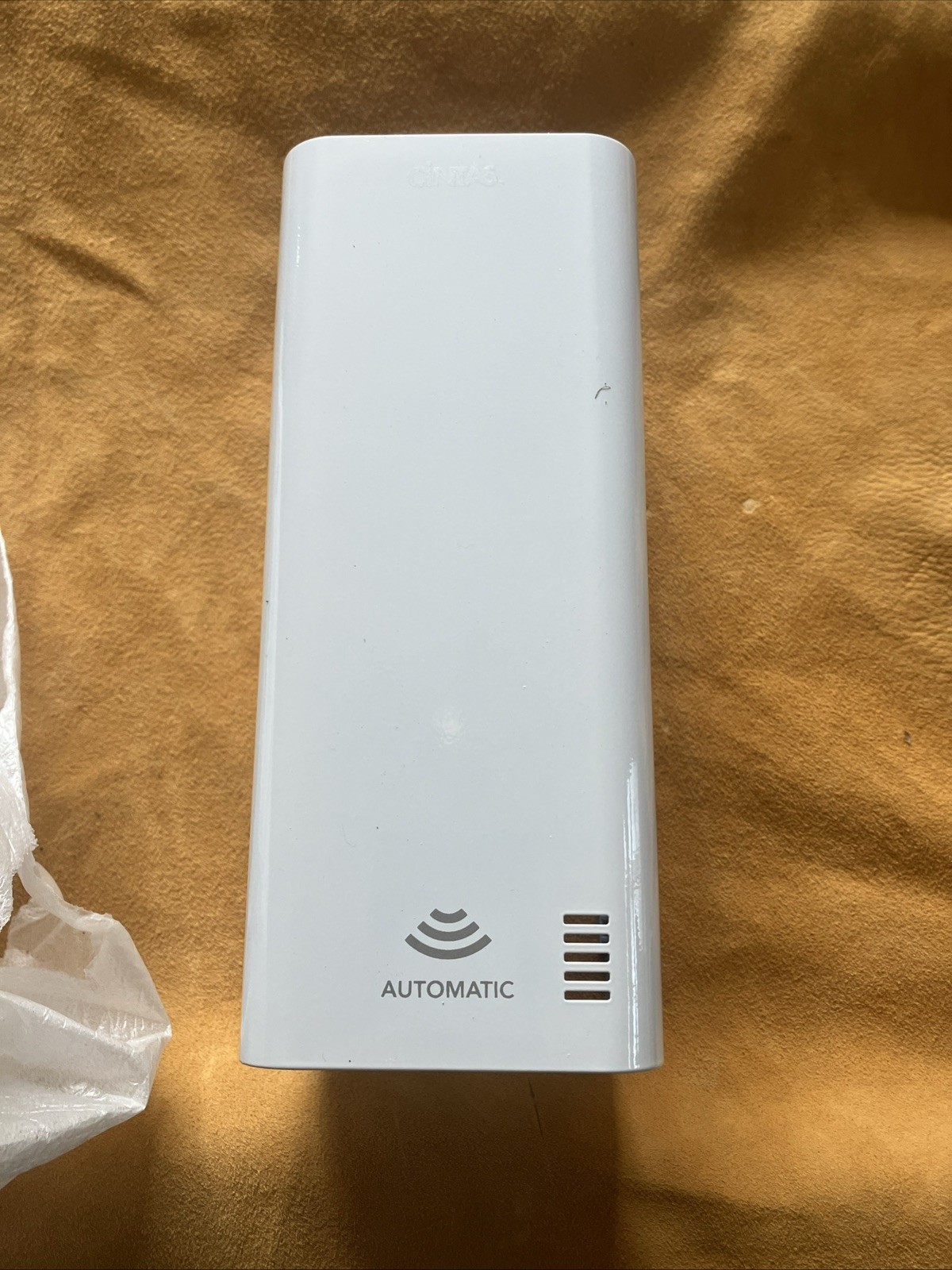 New Cintas Signature Series Automatic Soap Dispenser Dark Grey With White Cover gallery