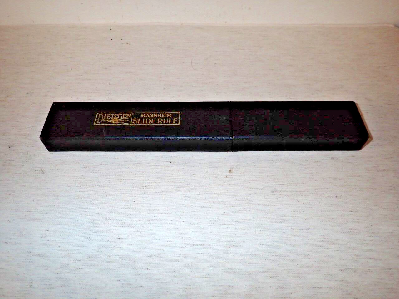 Vng. Eughene Dietzgen Mannheim Slide Rule Engineering Multilog Wood 4sided Ruler gallery