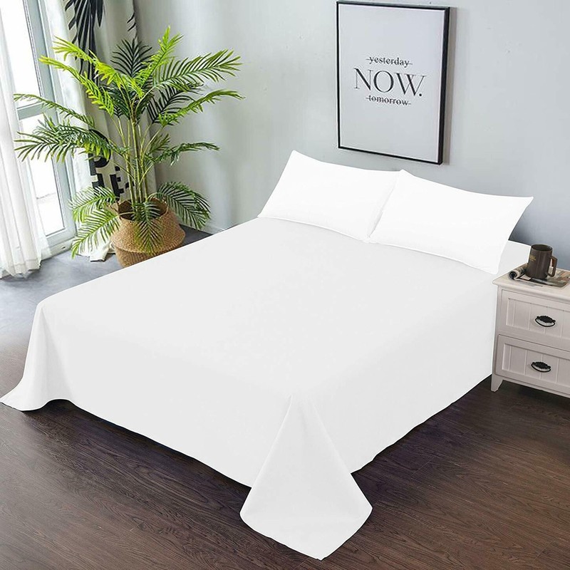 Soft Bedding 1000 - 1200 Thread Count Egyptian Cotton White Solid Select Item gallery
