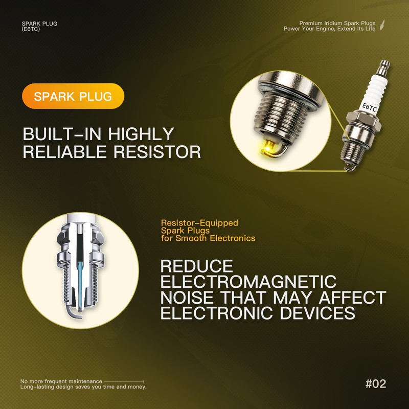 9PK E6TC Spark Plugs For Predator 79cc Engine gallery