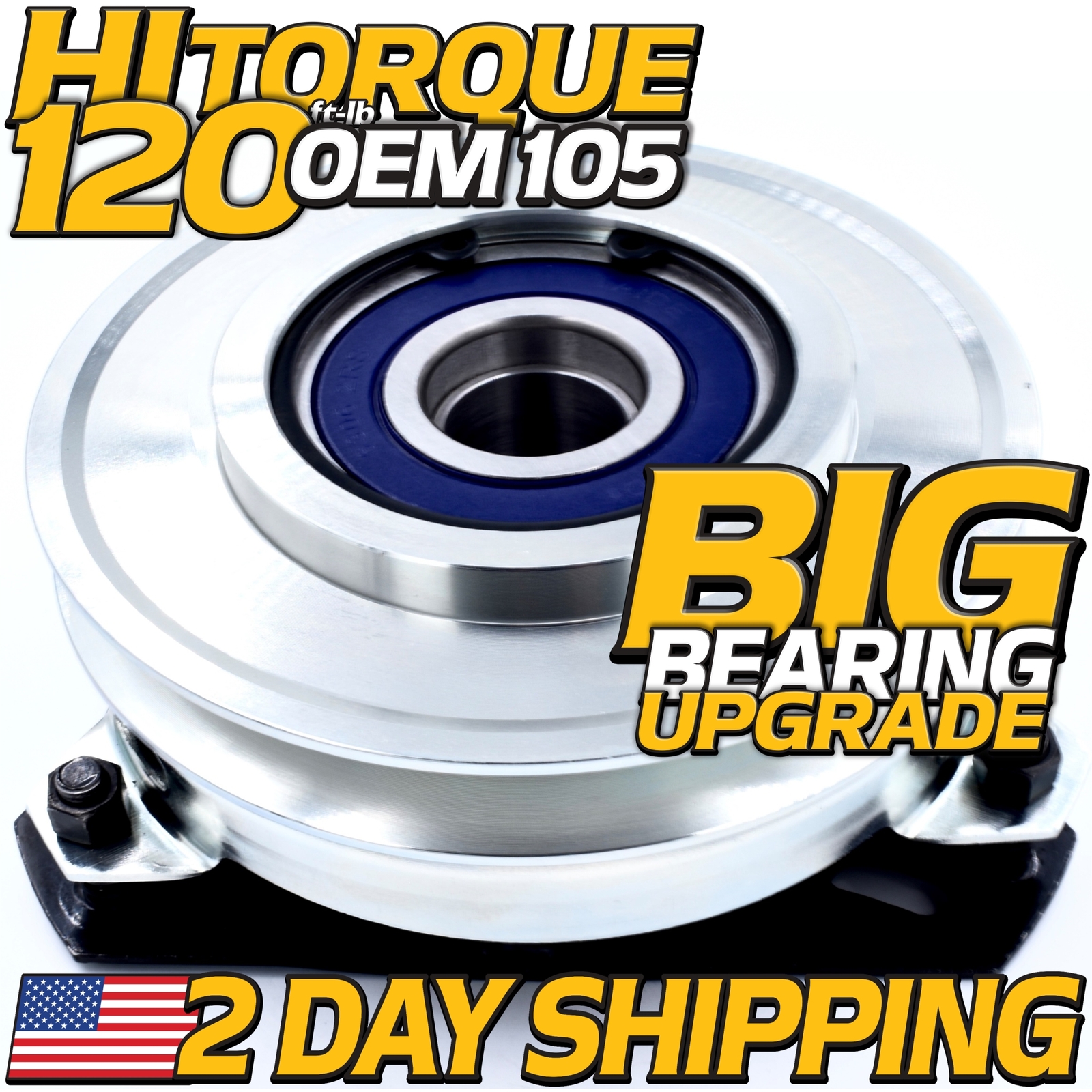 HiTorque 120ftlb(OEM105) PTO Clutch for Toro 265-6 265-H 267-H 268-H 269-H 270-H gallery