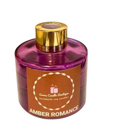 Amber Romance Reed Diffuser, Luxury Diffuser, Home Fragrance, Aroma Diffuser