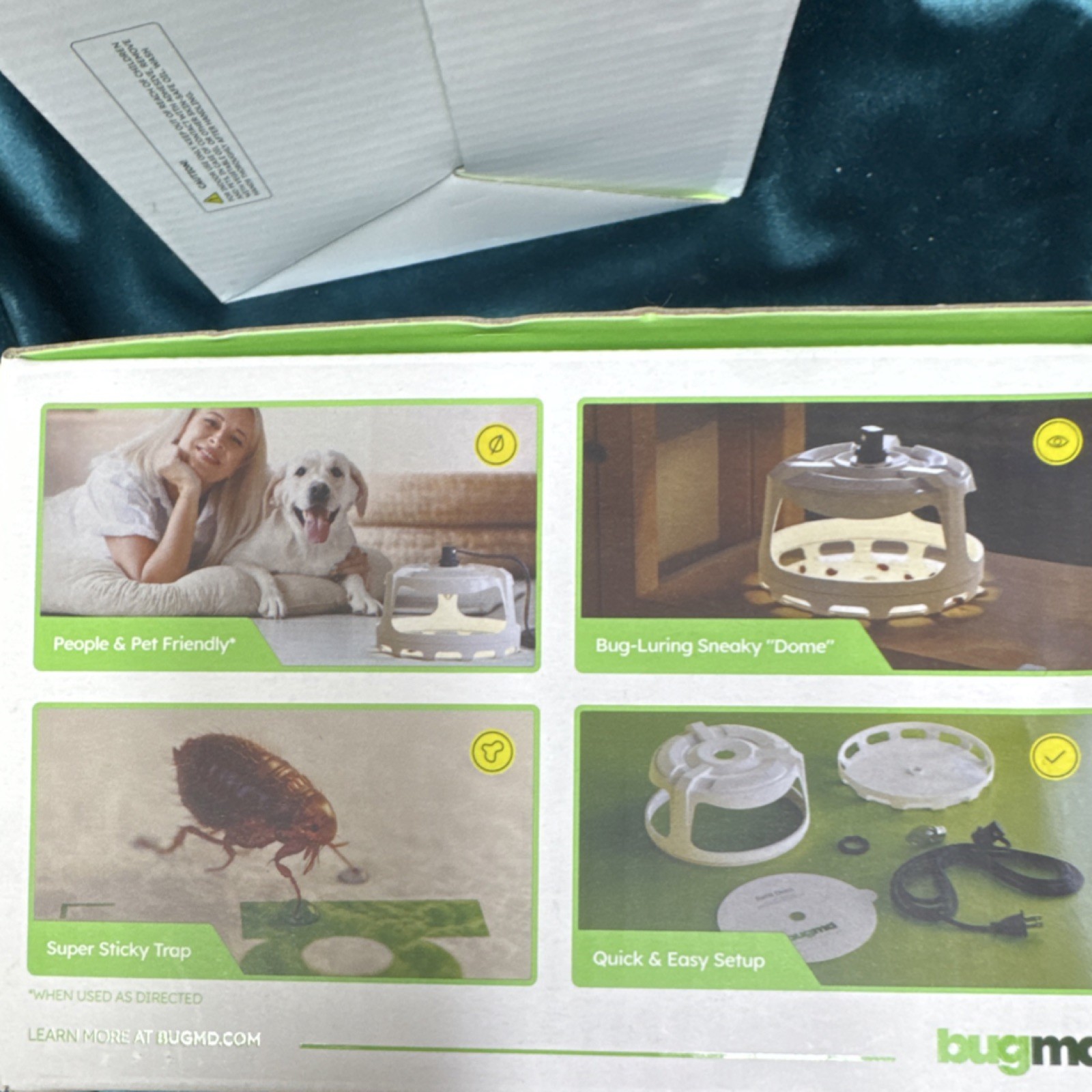 bugmd Termination Station Indoor Bug Control Lamp Pet Safe Child Safe White gallery
