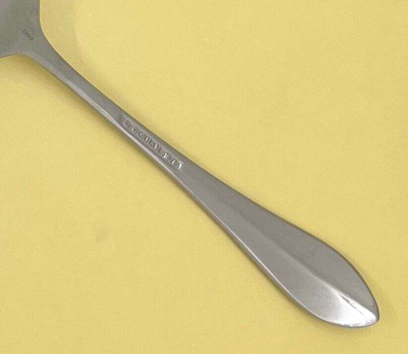 GORHAM MEREDITH GLOSSY STAINLESS FLATWARE PLAIN HANDLE WITH RIDGE ON BACK CHOICE gallery