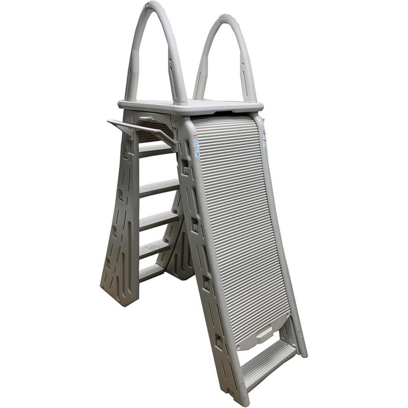 Confer Plastics 7200 Roll Guard A-Frame Above Ground Swimming Pool Ladder System gallery