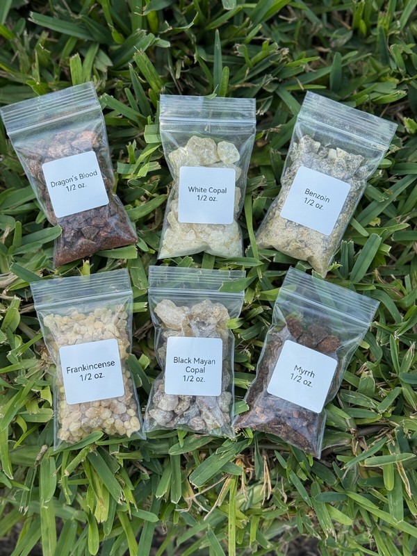 Resin Incense Variety Sampler Set 6 Different Scents. Cleanse. Purify. Balance gallery