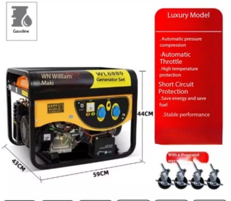 Gasoline Generator 220V Single-Phase 3KW/5KW/6KW/8KW/10KW Three-Phase 380V gallery