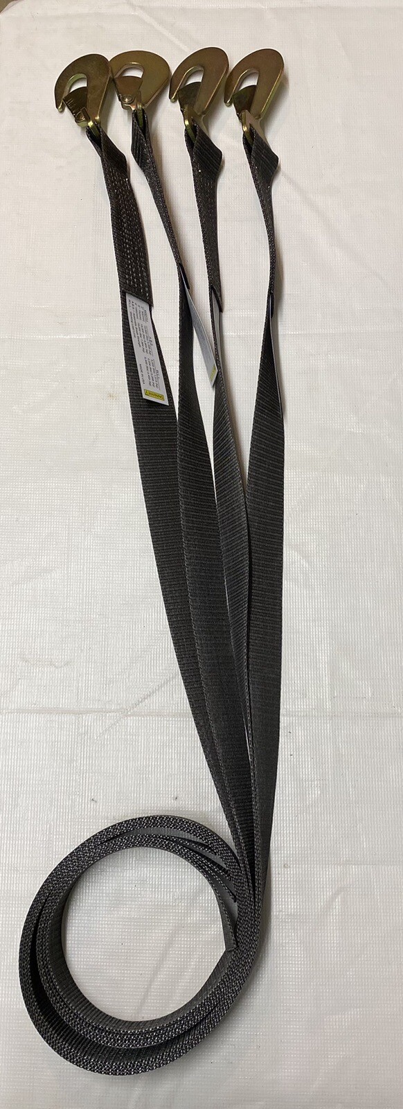 4- 2x8’ Long Replacement Straps & 4-2x14” Short Ends For Ratchet Assembly USA gallery