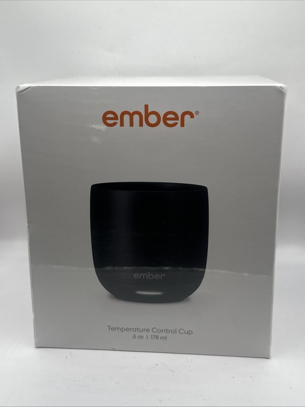 Ember Temperature Control Smart Espresso Cup, 6 Oz, 90 Min Battery Life - Black gallery
