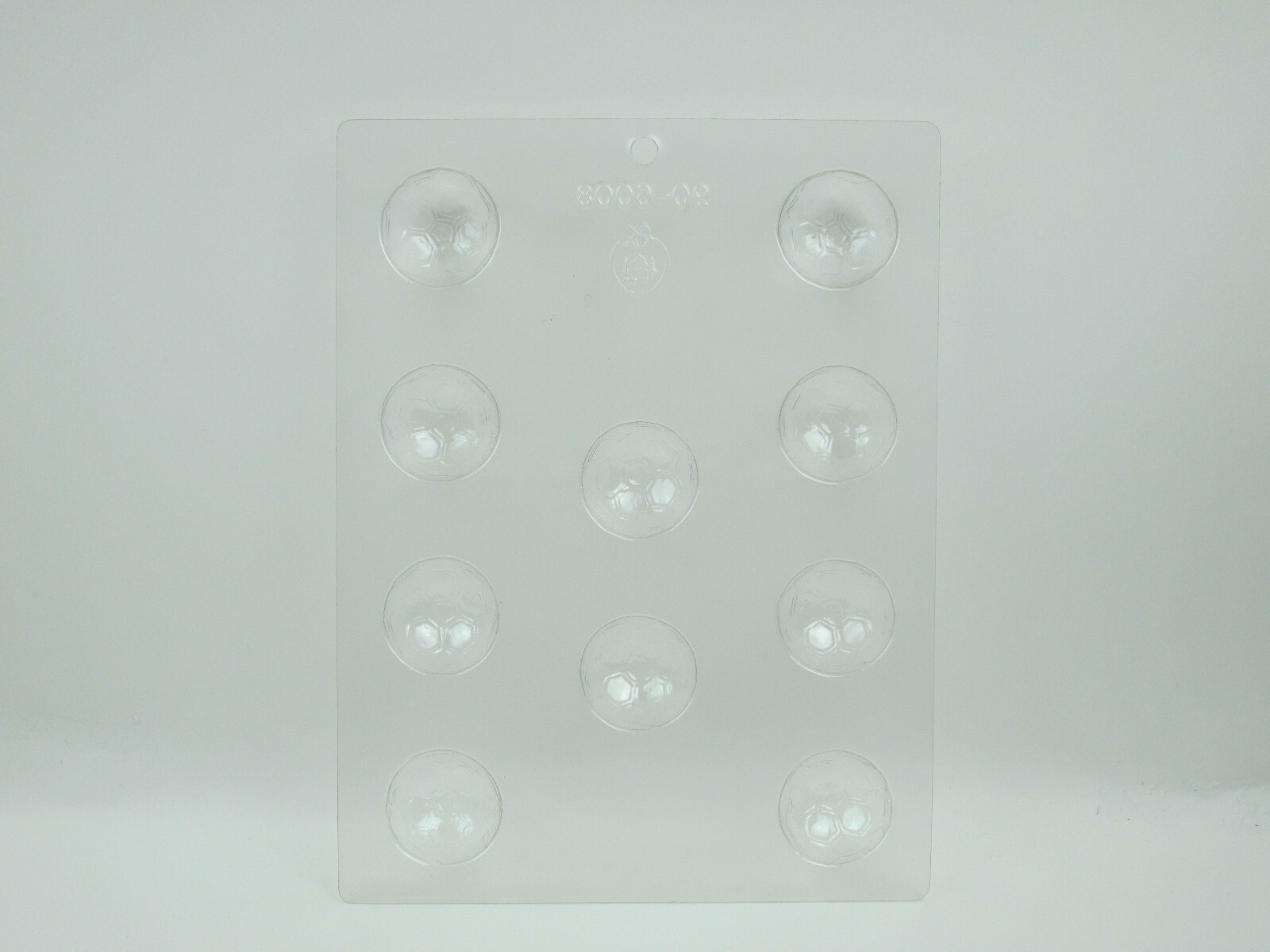 Candy Mold Ten Soccer Ball Shapes Clear Plastic CK Products 90-6008 gallery