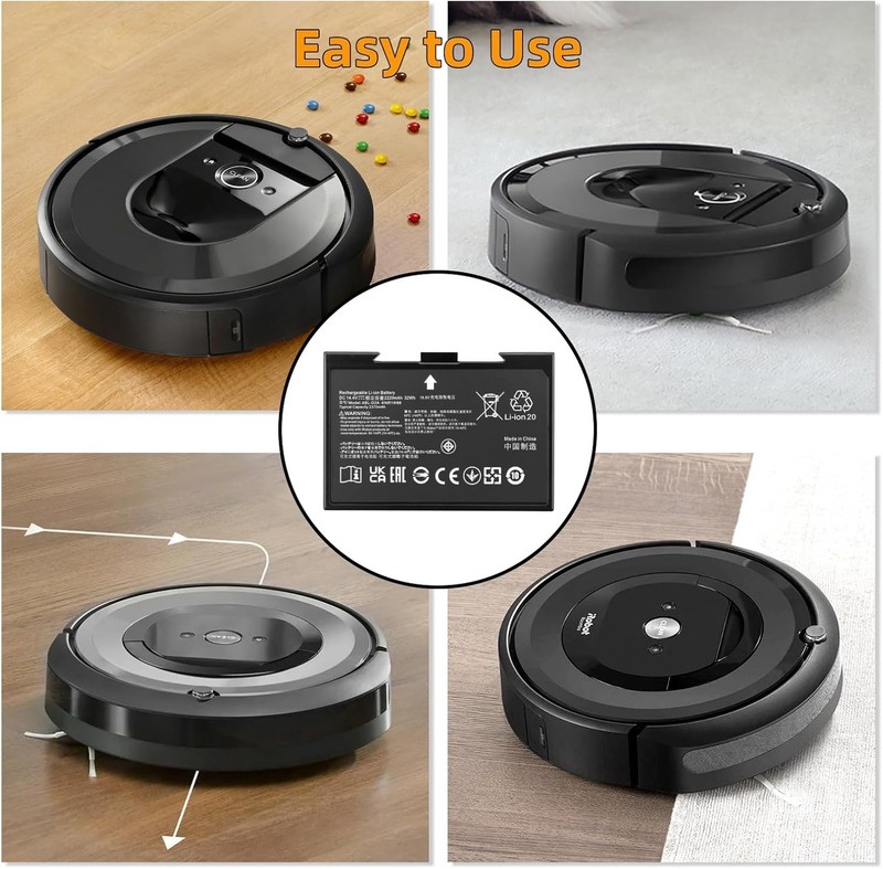 ABL-D2 Battery For iRobot Roomba e5 e6 i1 i2 i3 i4 i5 i6 i7 i7+i8+ j5+ J6 J7 J9+ gallery