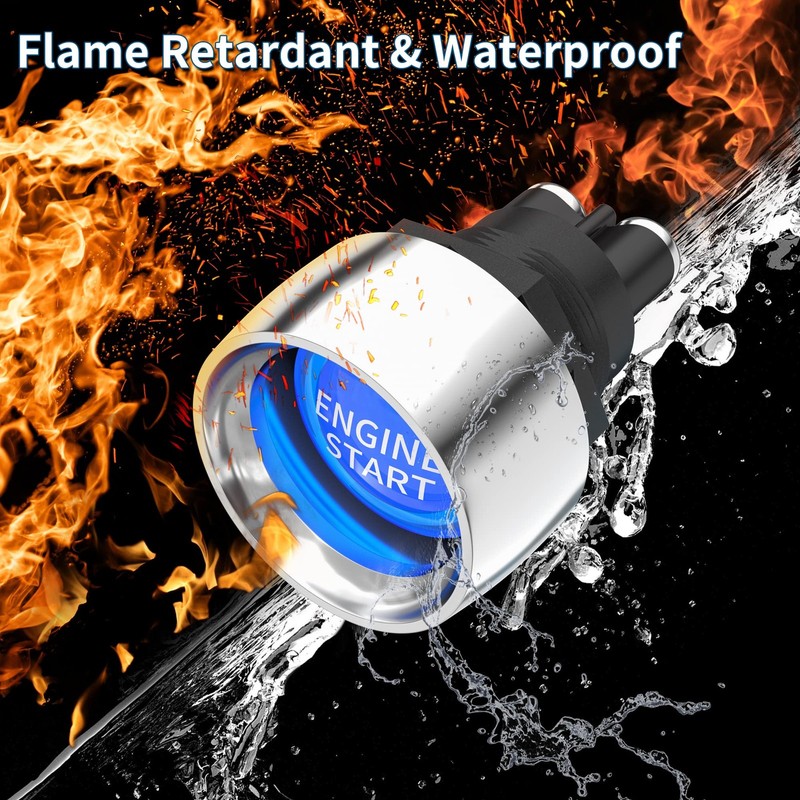 Push Button Starter Switch 12V 50A Momentary Engine Start Ignition Switch 12 ... gallery