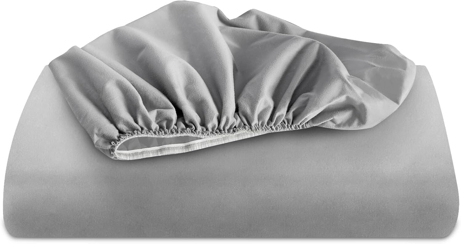 All-Size Fitted Sheets with Deep Pocket up to 14" Skin Friendly Bottom Sheets gallery